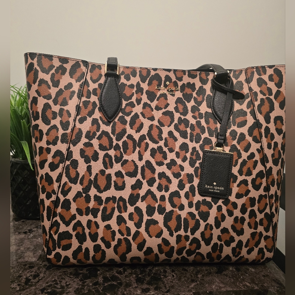 Kate Spade Leopard Print Tote Bag